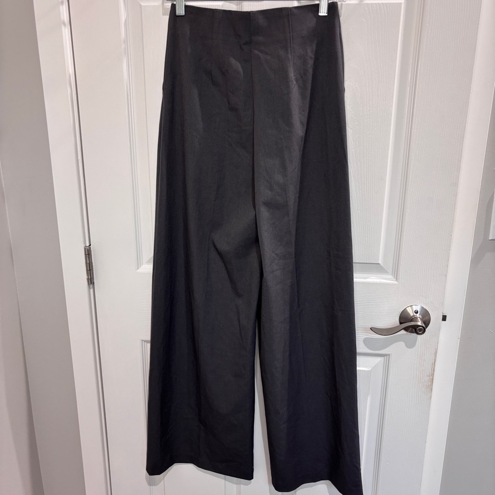 Oak & Fort SUPER HIGH-RISE WIDE LEG SUITING PANT - Picture 6 of 8